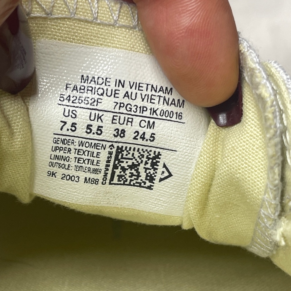 CONVERSE Chuck Taylor All Star Shoreline LINEN SLIP ONS low top - Picture 15 of 16